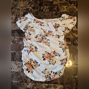 Maternity Off-the-Shoulder Top